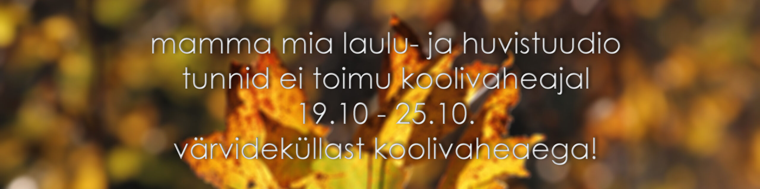 koolivaheaja teade kodukale